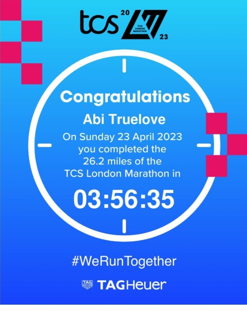 Abi TCS London Marathon